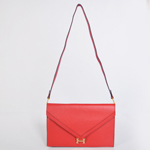 エルメス  HERMES  New Model Liddy バック レッド ゴールド金具