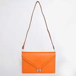 エルメス  HERMES  New Model Liddy バック オレンジ  シルバー金具