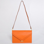 エルメス  HERMES  New Model Liddy バック オレンジ  ゴールド金具