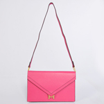 エルメス  HERMES  New Model Liddy バック ローズショッキング  ゴールド金具