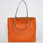 エルメス (HERMES)  Shopping Bag　エルメス  バッグ  オレンジ/ゴールド